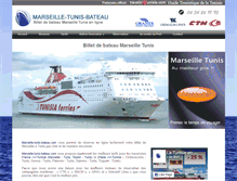 Tablet Screenshot of marseille-tunis-bateau.com